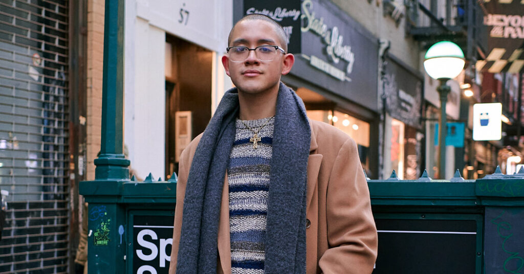 Two-Tone Loafers and a Silver Crucifix