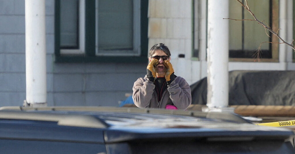 Horns, Whistles and Then Gunfire on a Minneapolis Street