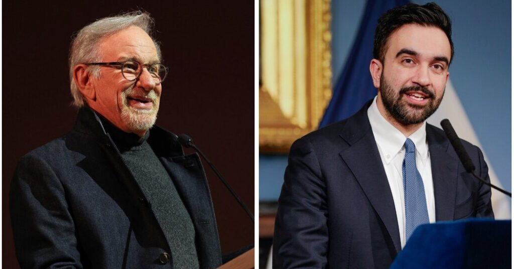 Amid Opening Sprint, Mamdani Paused to Socialize With Steven Spielberg