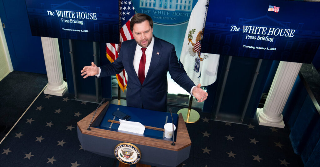 Vance Announces New Justice Dept. Fraud Post to Be ‘Run Out of the White House’