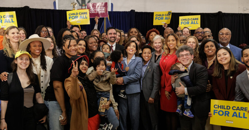 Hochul and Mamdani Announce Plan to Make N.Y. Child Care Universal
