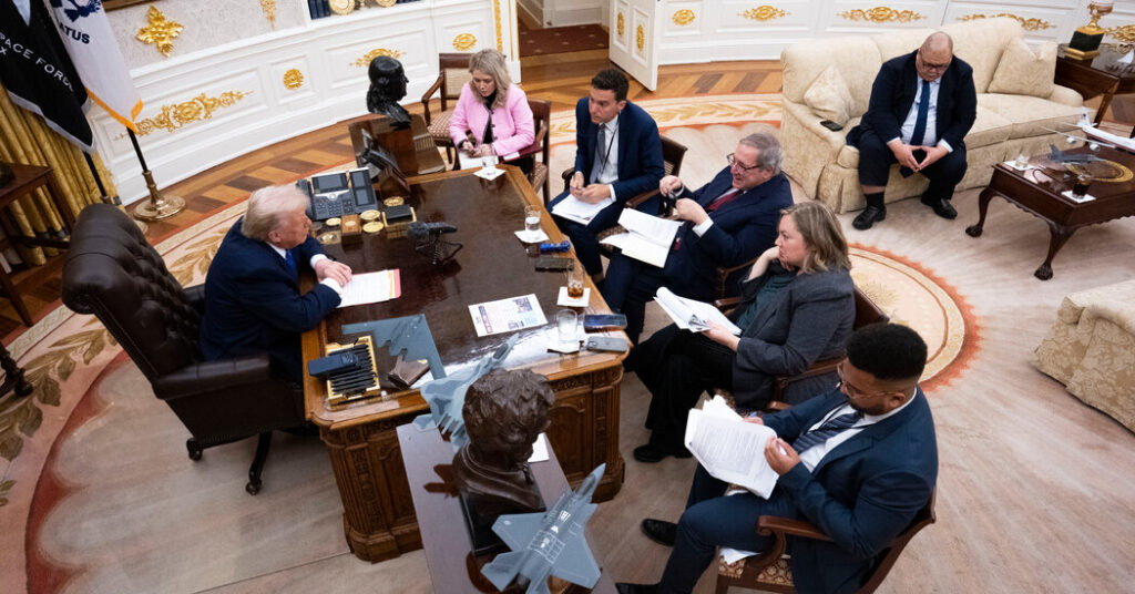 ‘Your Every Word Is Going to be Scrutinized’: How Our Reporters Prepared to Interview Trump