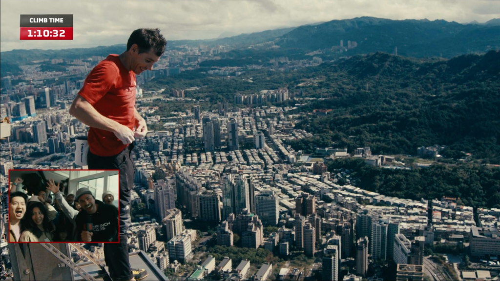 Honnold successfully reached the summit of the 101-story steel building in just an hour and 31 minutes, waving his arms in victory at the top.