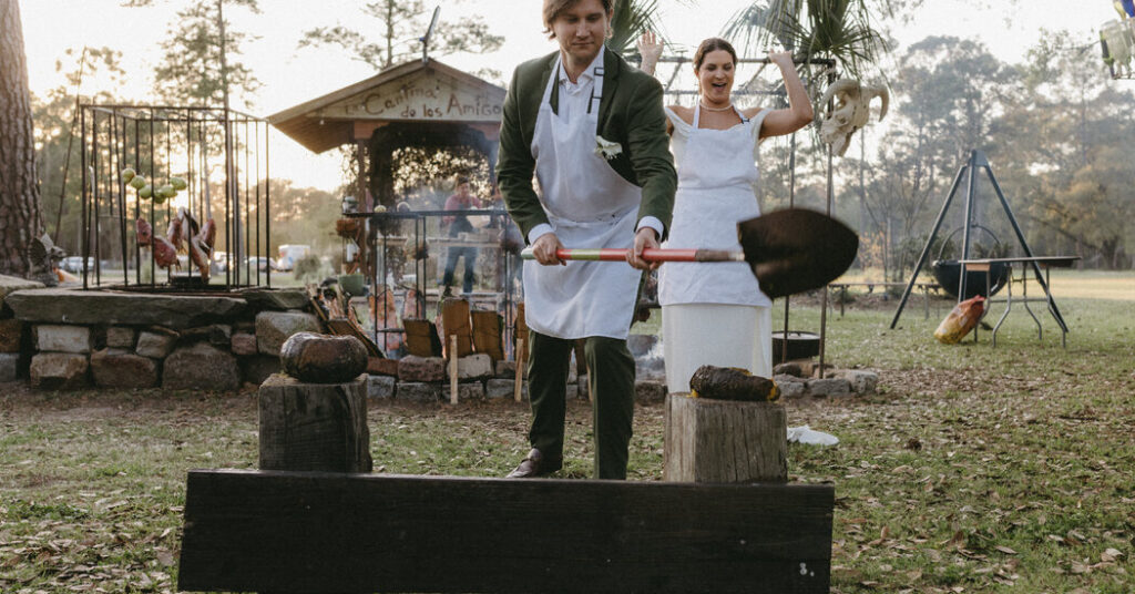 Where There’s Smoke, There’s Their Wedding Meal