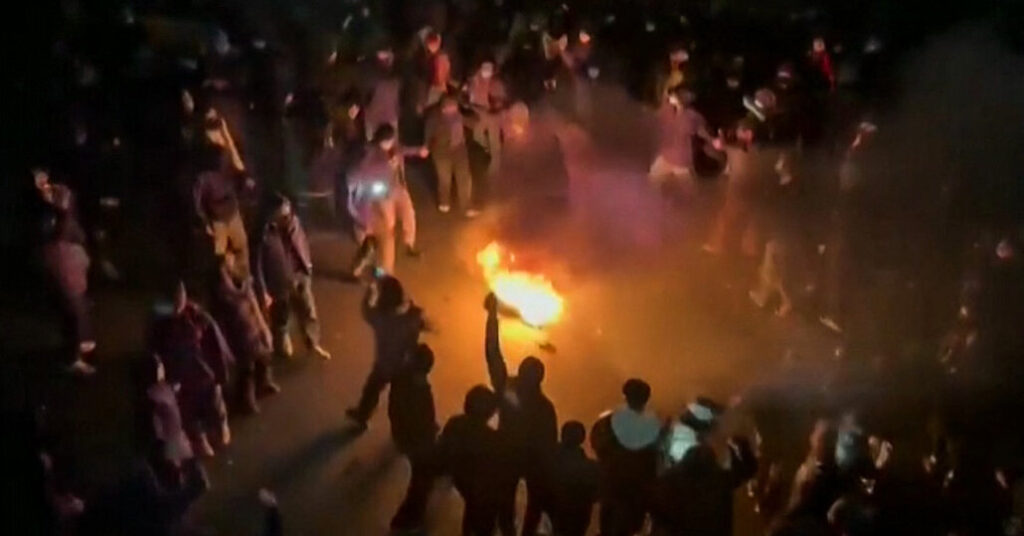 Death Toll Grows as Nationwide Protests Rock Iran for a Third Night