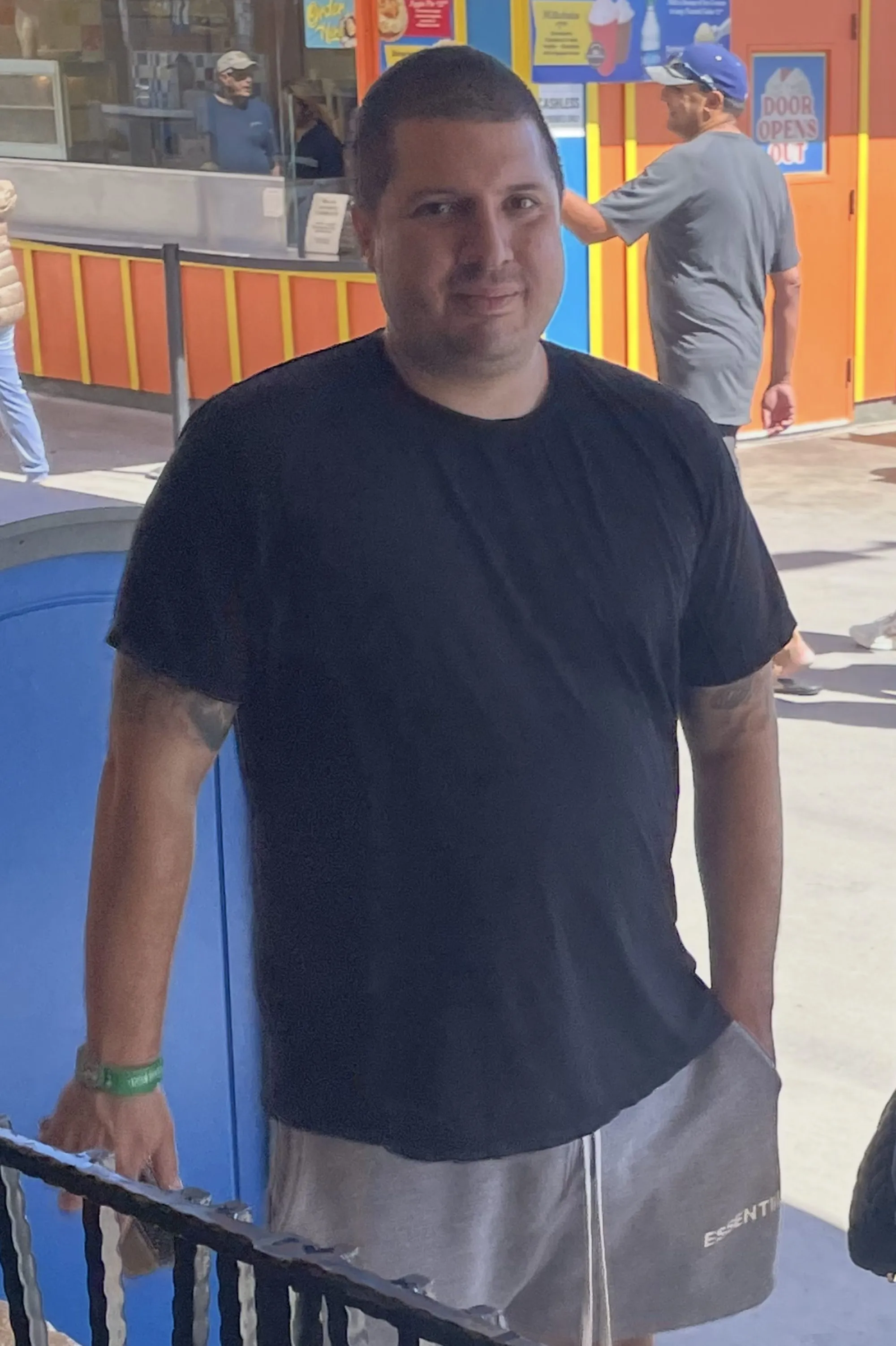 Derek Bartel before weight loss.