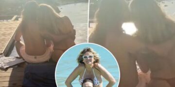 Heidi Klum dons a thong bikini to enjoy her ‘last sunset’ of 2025 with husband Tom Kaulitz