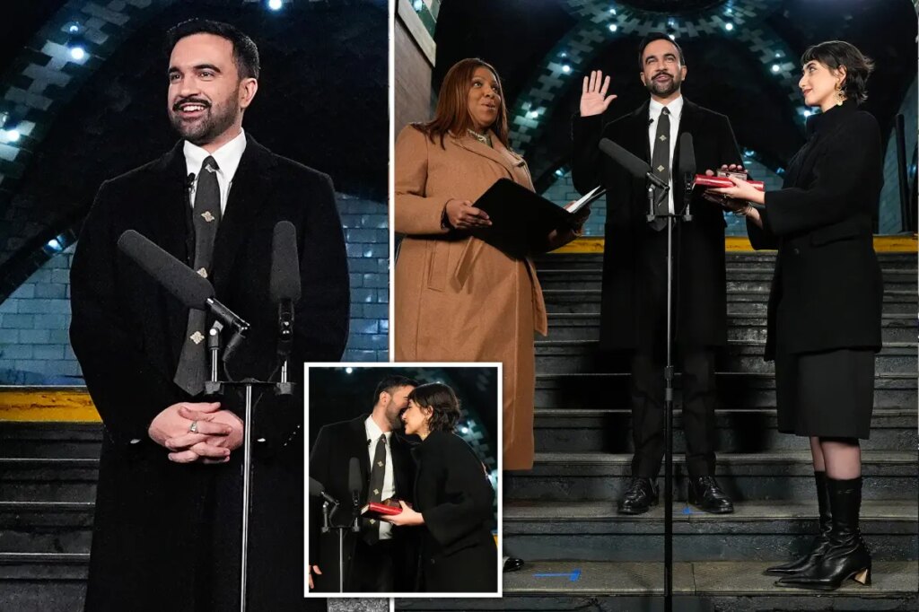 Democratic socialist Zohran Mamdani sworn in on Quran as NYC’s 112th mayor