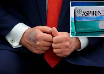 What happens if you take too much aspirin? Trump says ‘higher dose’ is responsible for hand bruising