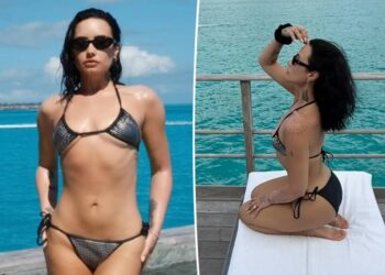 Demi Lovato displays toned figure in ‘unseen’ bikini pics after 50-pound weight loss