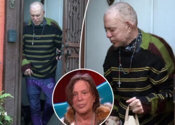 Mickey Rourke looks unrecognizable in rare sighting as he faces possible eviction