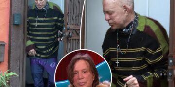 Mickey Rourke looks unrecognizable in rare sighting as he faces possible eviction
