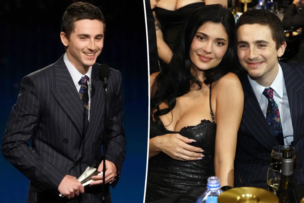 Timothée Chalamet declares his love for Kylie Jenner in sweet Critics Choice Awards 2026 speech