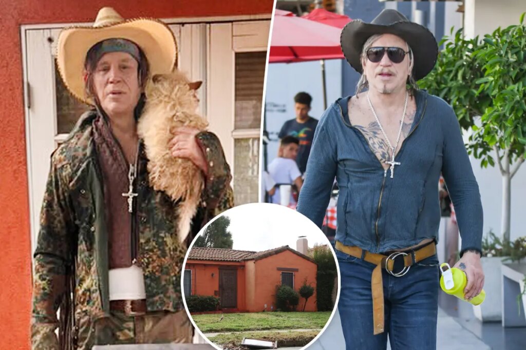 Mickey Rourke raising money to avoid eviction after falling behind $60K in rent