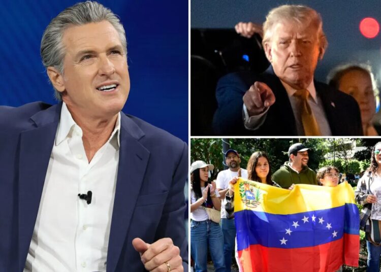 Gavin Newsom slams Trump for Maduro arrest, other top Dems join
