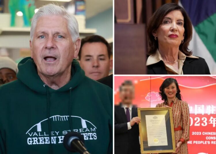 Blakeman hits Hochul for chummy relations with Chinese Communist Party officials after Linda Sun scandal