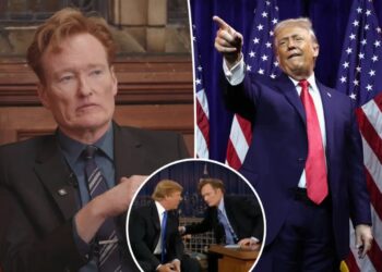 Conan O’Brien says ‘F Trump’ comics have been co-opted by anger, ‘just screaming’