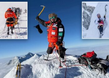 British veteran becomes first double amputee to summit highest peak on every continent
