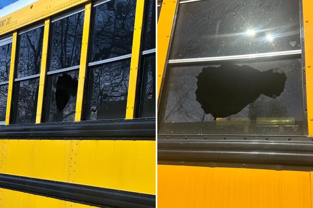 Rock ‘size of a baseball’ thrown at school bus on NJ Turnpike fractures skull of 8-year-old girl