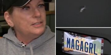 Ohio woman believes Trump-supporting license plate made her car a target in alleged shooting