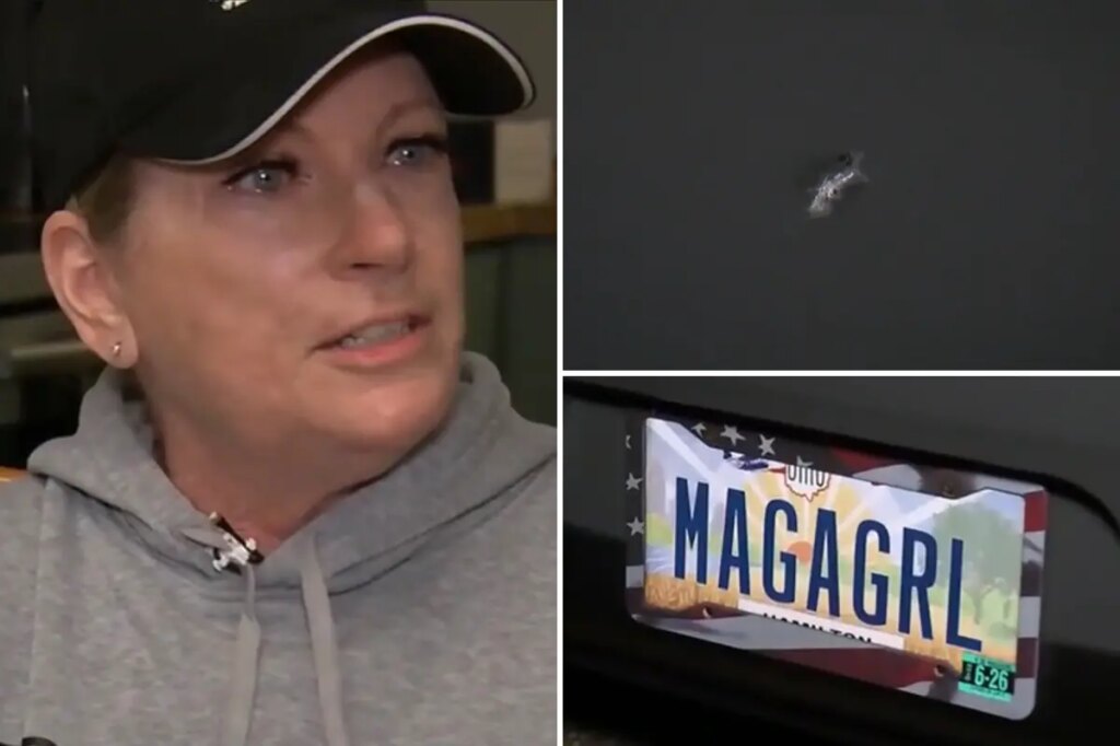Ohio woman believes Trump-supporting license plate made her car a target in alleged shooting