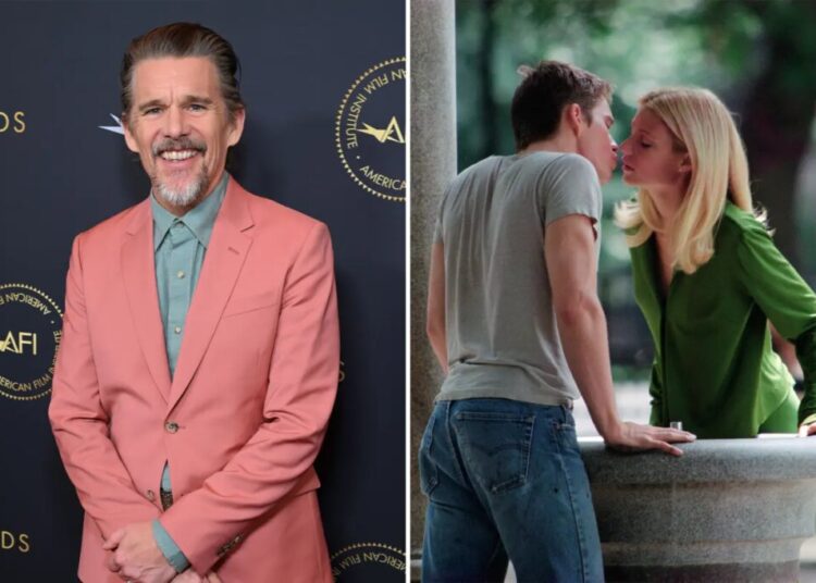 Ethan Hawke reveals why he was ‘disappointed’ in his first real-life kiss with Gwyneth Paltrow