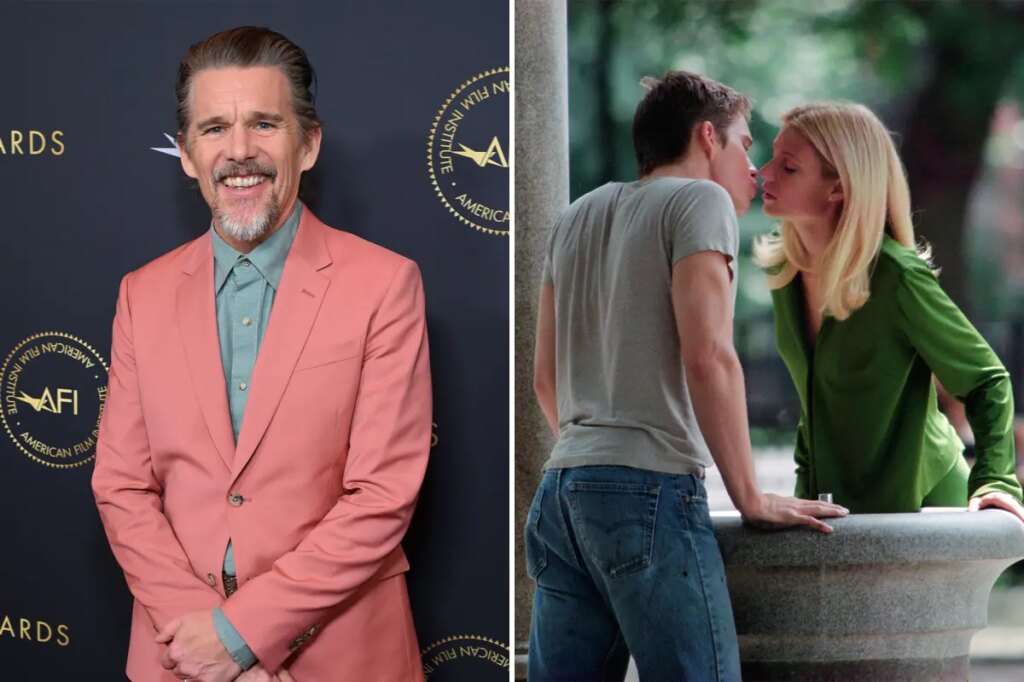 Ethan Hawke reveals why he was ‘disappointed’ in his first real-life kiss with Gwyneth Paltrow