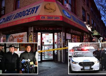 Two men shot inside NYC deli — as gunman remains at large, with $5K bounty offered