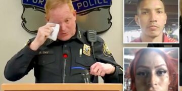 Portland police chief chokes up while confirming Tren de Aragua ties in CBP shooting