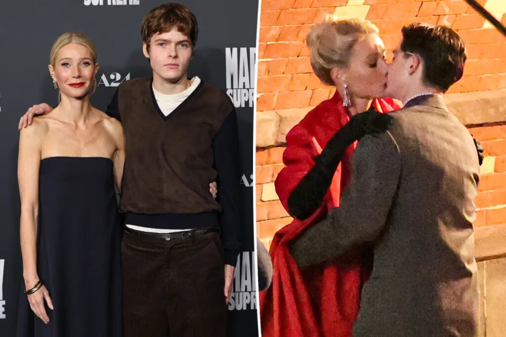 Gwyneth Paltrow’s son Moses ‘wanted to die’ watching her ‘Marty Supreme’ sex scenes with Timothée Chalamet