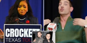 Bowen Yang and Matt Rogers speak out after Jasmine Crockett remarks spark ire