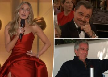 Nikki Glaser pokes fun at Epstein files, drags Leonardo DiCaprio in Golden Globes 2026 monologue