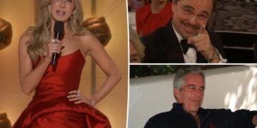 Nikki Glaser pokes fun at Epstein files, drags Leonardo DiCaprio in Golden Globes 2026 monologue