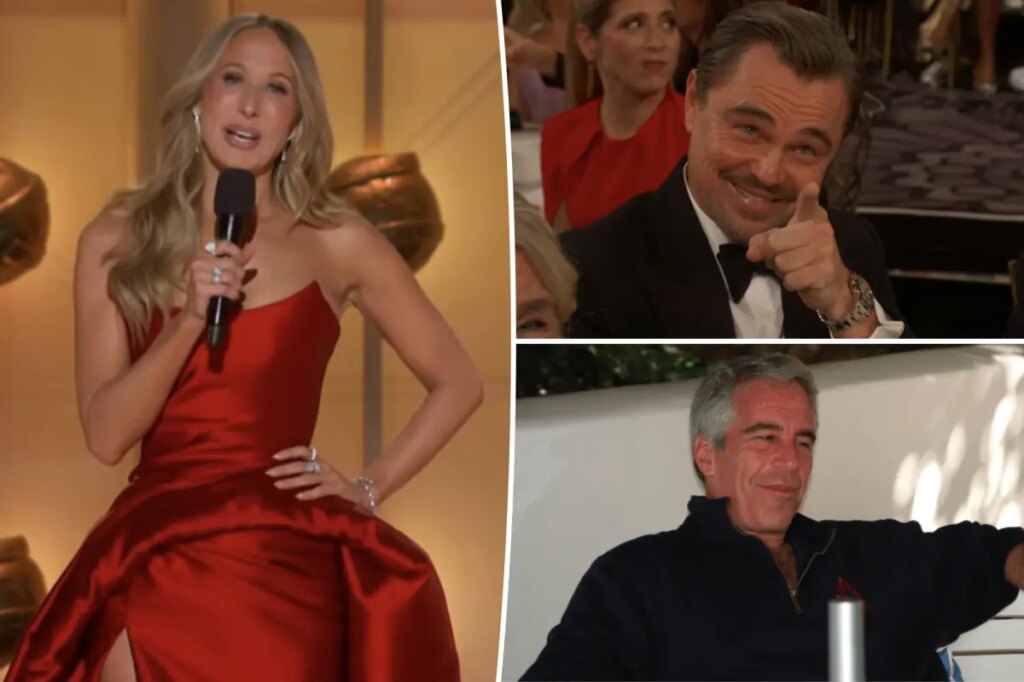 Nikki Glaser pokes fun at Epstein files, drags Leonardo DiCaprio in Golden Globes 2026 monologue