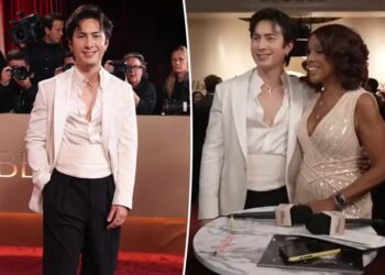 ‘Heated Rivalry’ star Hudson Williams shocks Gayle King with NSFW remark at Golden Globes 2026