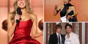 Golden Globes 2026 best and worst moments: ‘Heated Rivalry’ charms, Nikki Glaser’s cringe singing, and more