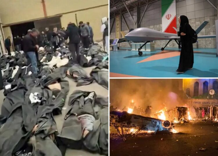 Iran’s ‘distinctive’ drone deployment sees death toll soar amid violent protests