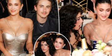 Watch Kylie Jenner get snubbed by Timothée Chalamet’s co-star in awkward Golden Globes 2026 moment