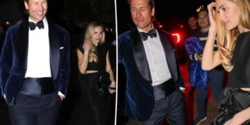 Glen Powell and Michelle Randolph’s romance heats up with Golden Globes afterparty date night