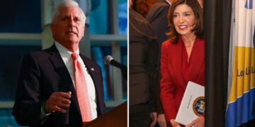 Nassau County Exec Bruce Blakeman kicks off second term touting record, taking dig at Hochul
