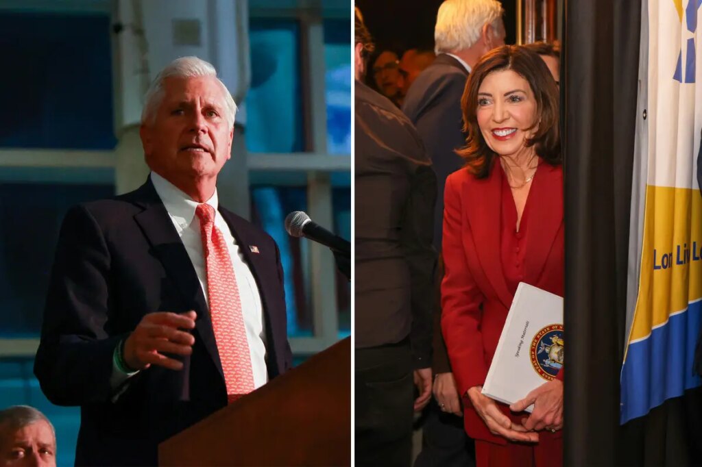 Nassau County Exec Bruce Blakeman kicks off second term touting record, taking dig at Hochul