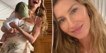 Gisele Bündchen drops major clue about new baby’s name with sparkling diamond necklace