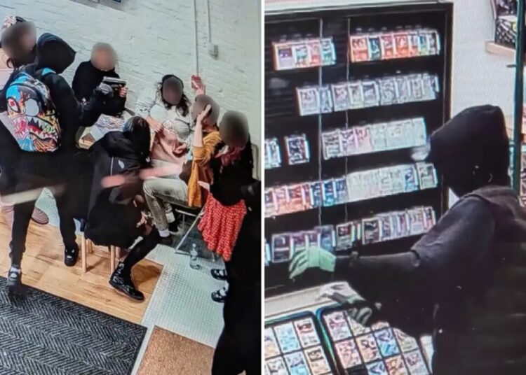 Brazen trio robs NYC Pokémon shop of $100K in rare trading cards during neighborhood gathering