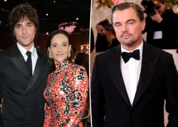 Watch Jacob Elordi’s mom seemingly snub Leonardo DiCaprio backstage at 2026 Golden Globes