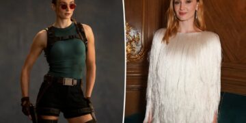 Sophie Turner stuns fans with ripped Lara Croft transformation in ‘Tomb Raider’ first look photo