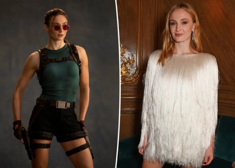 Sophie Turner stuns fans with ripped Lara Croft transformation in ‘Tomb Raider’ first look photo
