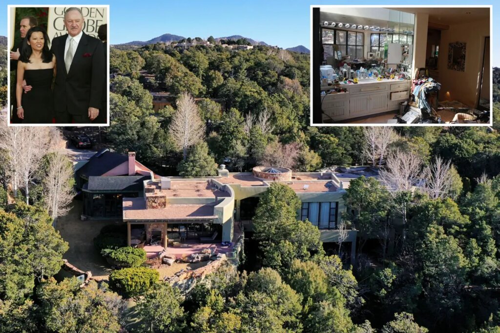Gene Hackman’s longtime Santa Fe compound hits the market for $6.3 million — 1 year after he and his wife were found dead at the home