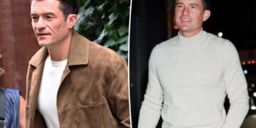 Orlando Bloom leads a conga line of ‘power gays’ while celebrating his 49th birthday