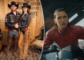 How a hunky cowboy and a new Hollywood career have helped Bella Hadid cope with extreme health battle