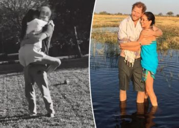 Meghan Markle hops on viral 2016 trend with loved-up video featuring Prince Harry
